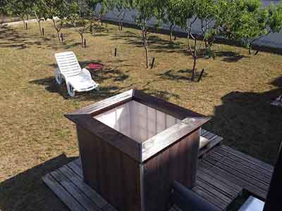 Romantic garden atmosphere at private retreat