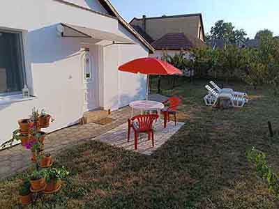 Private accommodation garden surroundings